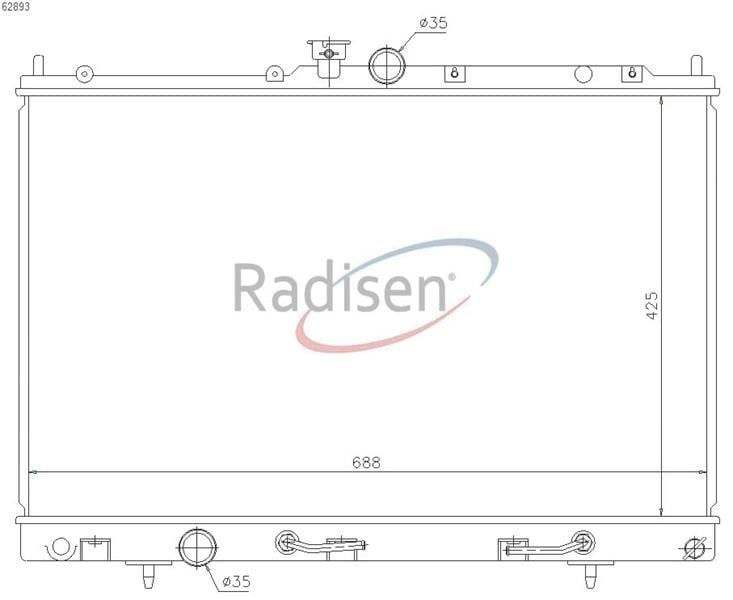 Mitsubishi Outlander Radyatör 2.0 Turbo-2.4i AT RADISEN