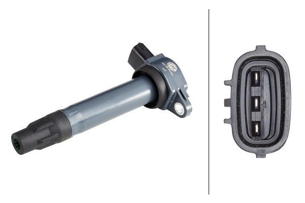 PSA 4007 4008 Mitsubishi Outlander Lancer VIII Ateşleme Bobini 3 Kutuplu HELLA