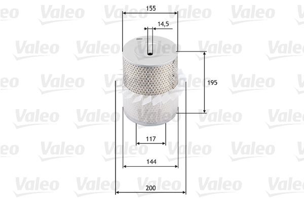 Mitsubishi Pajero Hava Filtresi VALEO