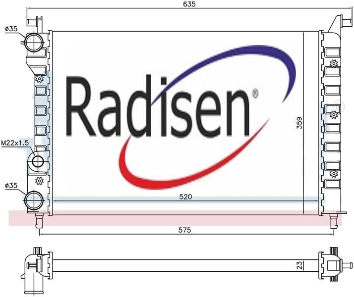Fiat Palio Radyatör RADISEN