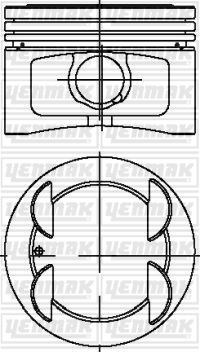 Fiat Palio Siena Marea Piston Segman 1.6 16V 86.40mm STD YENMAK