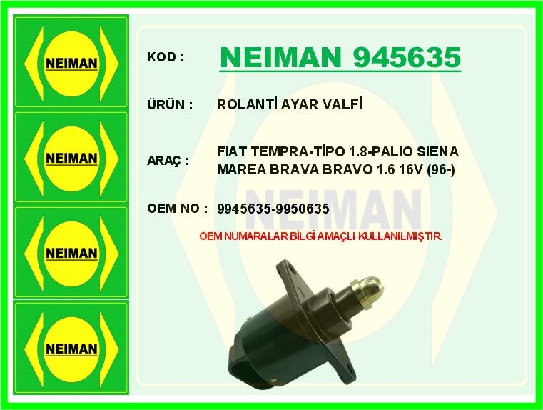 Fiat Palio Rolanti Ayar Valfi 1.6 BESCHER