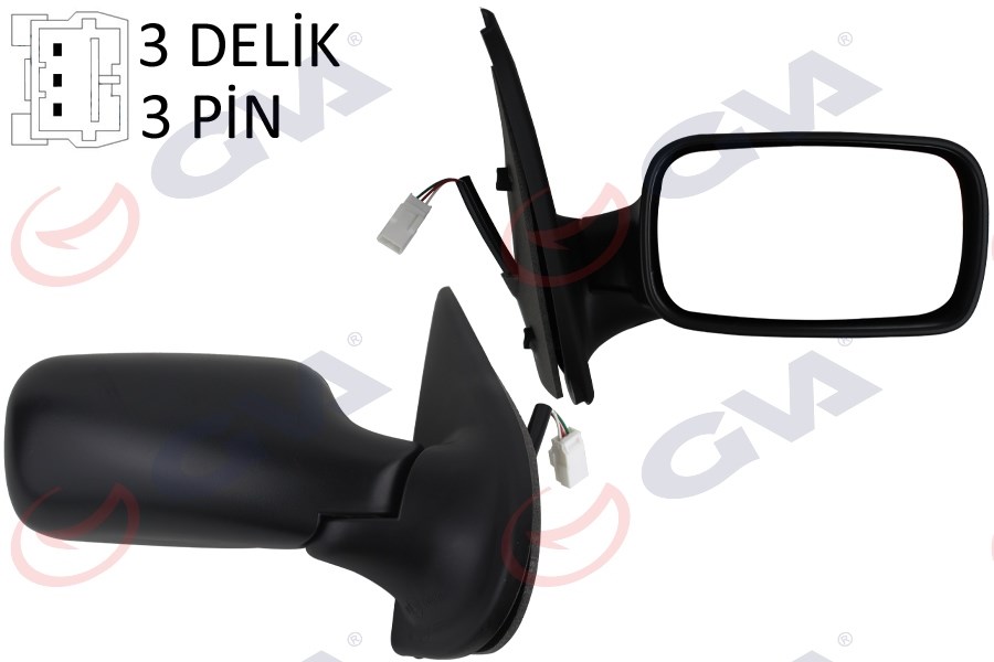 Fiat Palio Dış Dikiz Aynası Sağ Elektrikli Konveks GVA