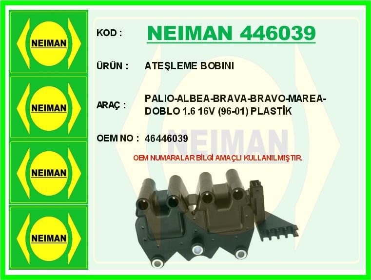 Fiat Palio Ateşleme Bobini BESCHER