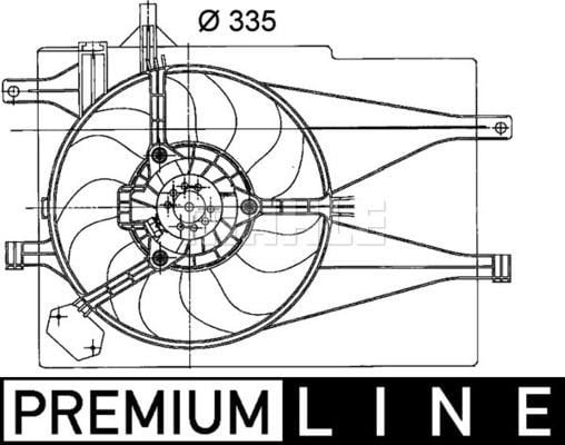 Fiat Palio Fan Motor Soğutması 1.2i-1.4i -AC MAHLE
