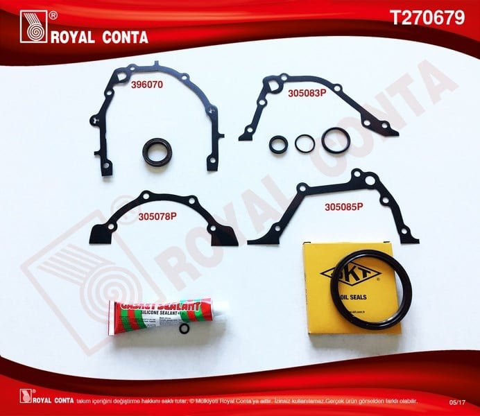 Fiat Palio 1.2 8V Palio 1.4 8V FIRE Alt Takım Conta Keçeli ROYAL