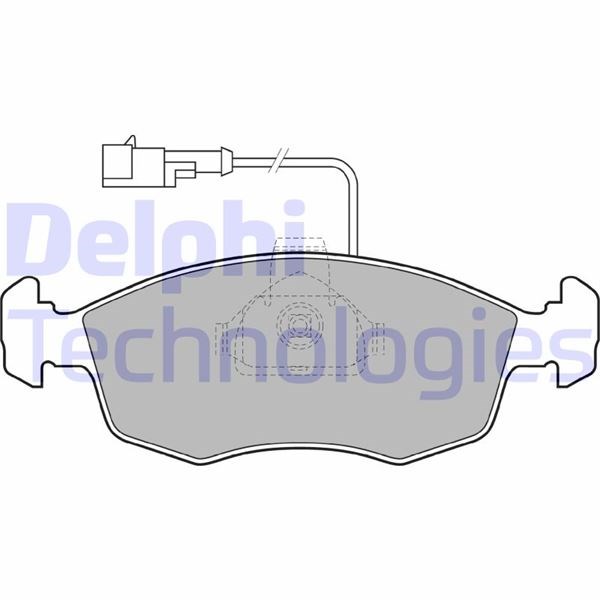 Fiat Palio Ön Fren Balatası DELPHI