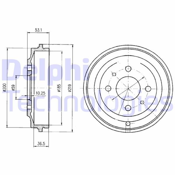 Fiat Palio Arka Fren Kampanası DELPHI