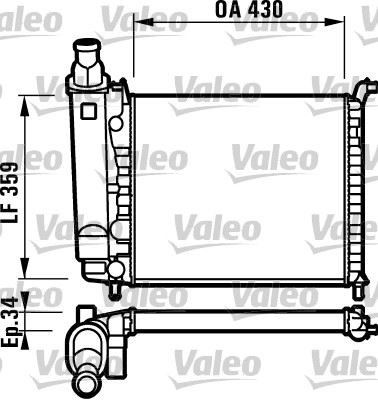 Fiat Palio Radyatör VALEO