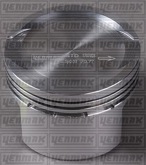 Fiat Palio Piston Segman 1.2 8V STD 71.20mm YENMAK