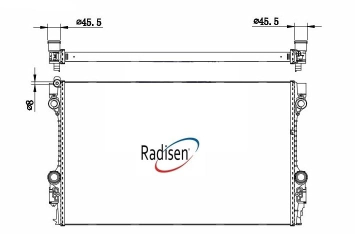 Porsche Panamera Radyatör RADISEN