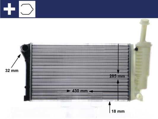 Fiat Panda Radyatör MAHLE