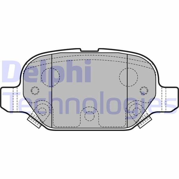 Fiat Panda Arka Fren Balatası DELPHI
