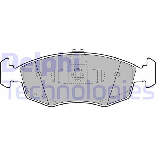 Fiat Panda Ön Fren Balatası DELPHI