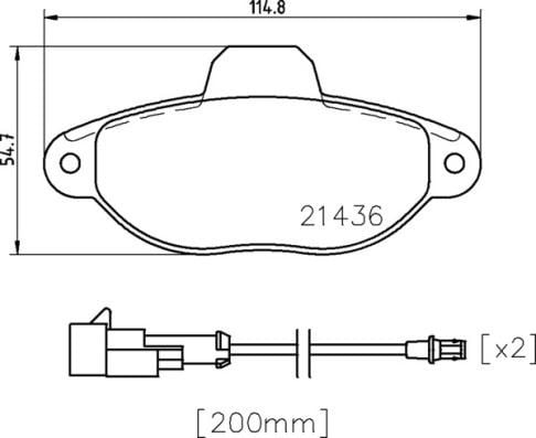 Fiat Panda 500 Ford Ka Ön Balata Fişli BREMBO