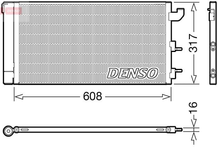 Fiat Panda Klima Radyatörü Kondenser DENSO