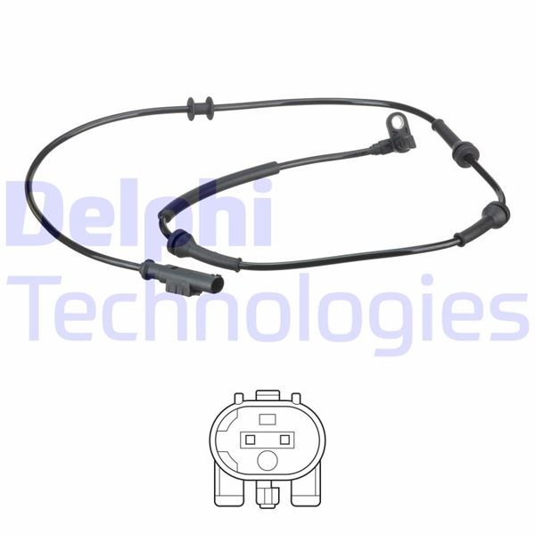 Fiat Panda Ön ABS Hız Sensörü DELPHI