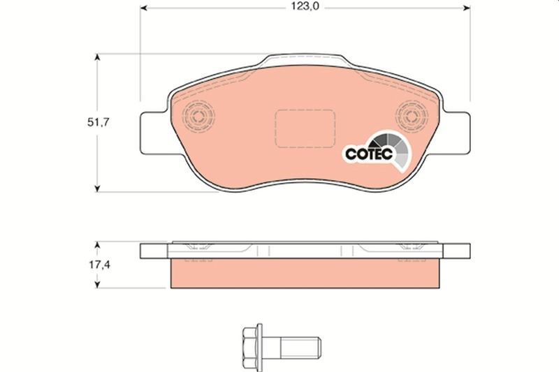 Fiat Panda Ön Fren Balatası TRW