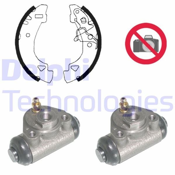 Autobianchi Y10 Fiat Panda Uno Uno Van Lancia Y10 Arka Fren Pabuç Kiti DELPHI