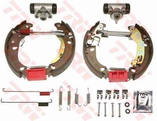 Fiat Panda Arka Aks Pabuçlu Balata Kiti TRW