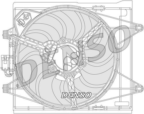 Fiat Panda Radyatör Fanı DENSO