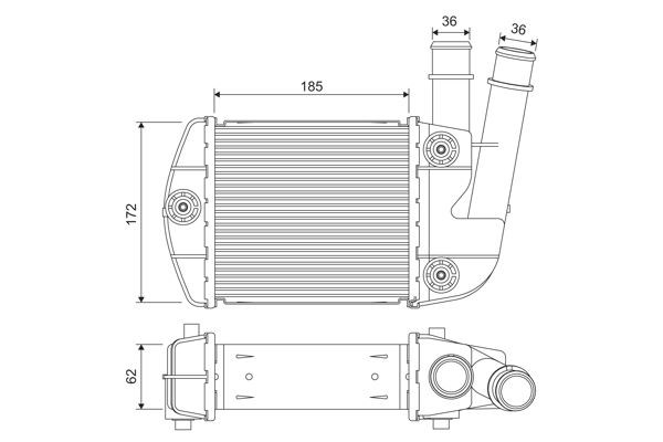 Fiat Panda Turbo Radyatörü VALEO