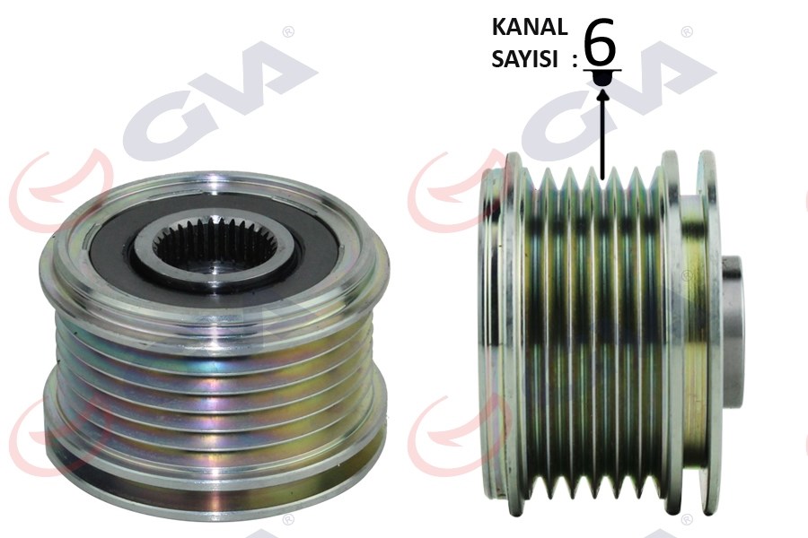 Partner 308 3008 C4 Alternatör Kasnağı OAP 1.5 HDI 18> GVA