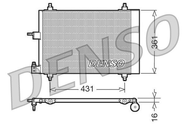 Partner Berlingo Xsara Klima Kondenseri 1.9D-2.0HDI DENSO