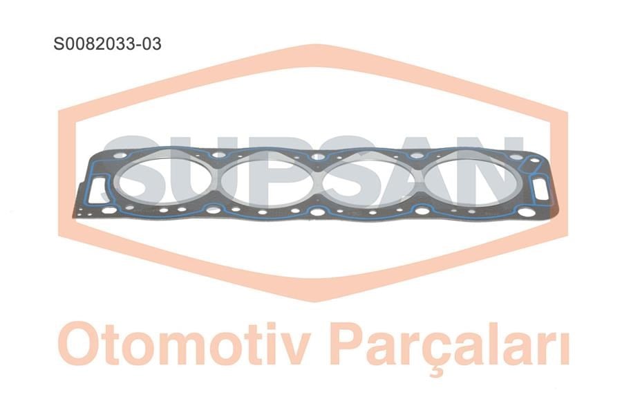 Peugeot Partner 1.9 D Silindir Kapak Contası SKC 1.50mm 3 Çentik SUPSAN