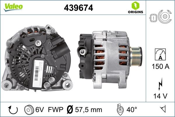 Peugeot Partner Berlingo 206 207 307 Citroen C2 C3 C4 Expert Jumpy Boxer... VALEO