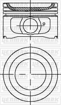Peugeot Partner Berlingo Saxo 106 205 206 207 1.4 TU3 Motor Piston Segman STD YENMAK