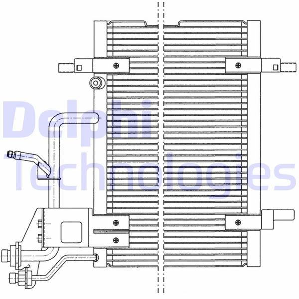 Volkswagen Passat Audi A4 Klima Kondenseri DELPHI