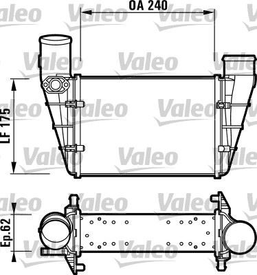 Volkswagen Passat Audi A4 A6 Turbo Radyatörü Intercooler VALEO