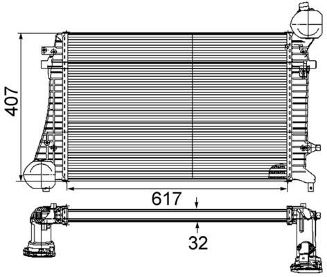 Volkswagen Passat Intercooler MAHLE