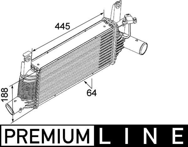 Nissan Pathfinder Intercooler MAHLE