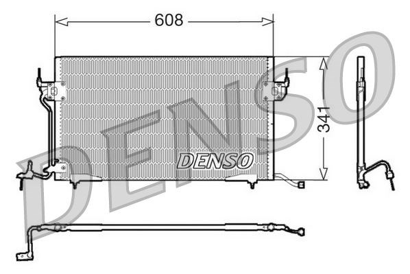 Peugeot 306 II Berlingo Partner Citroen Xsara Klima Radyatörü Kondenseri DENSO