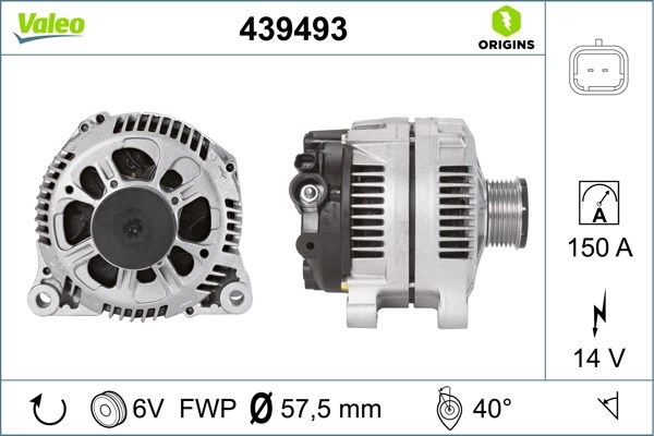 Peugeot 406 8B Citroen C8 Alternatör VALEO