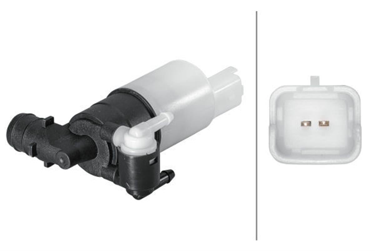 Peugeot 308 Citroen C4 Partner Tepee Su Fıskiye Motoru Hella 2007- 6434.A8