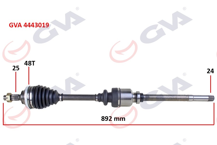 Peugeot 206 GTI Komple Aks Sağ 2.0 HDİ ABS'li GVA