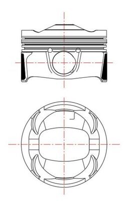 Peugeot Piston Komple MAHLE