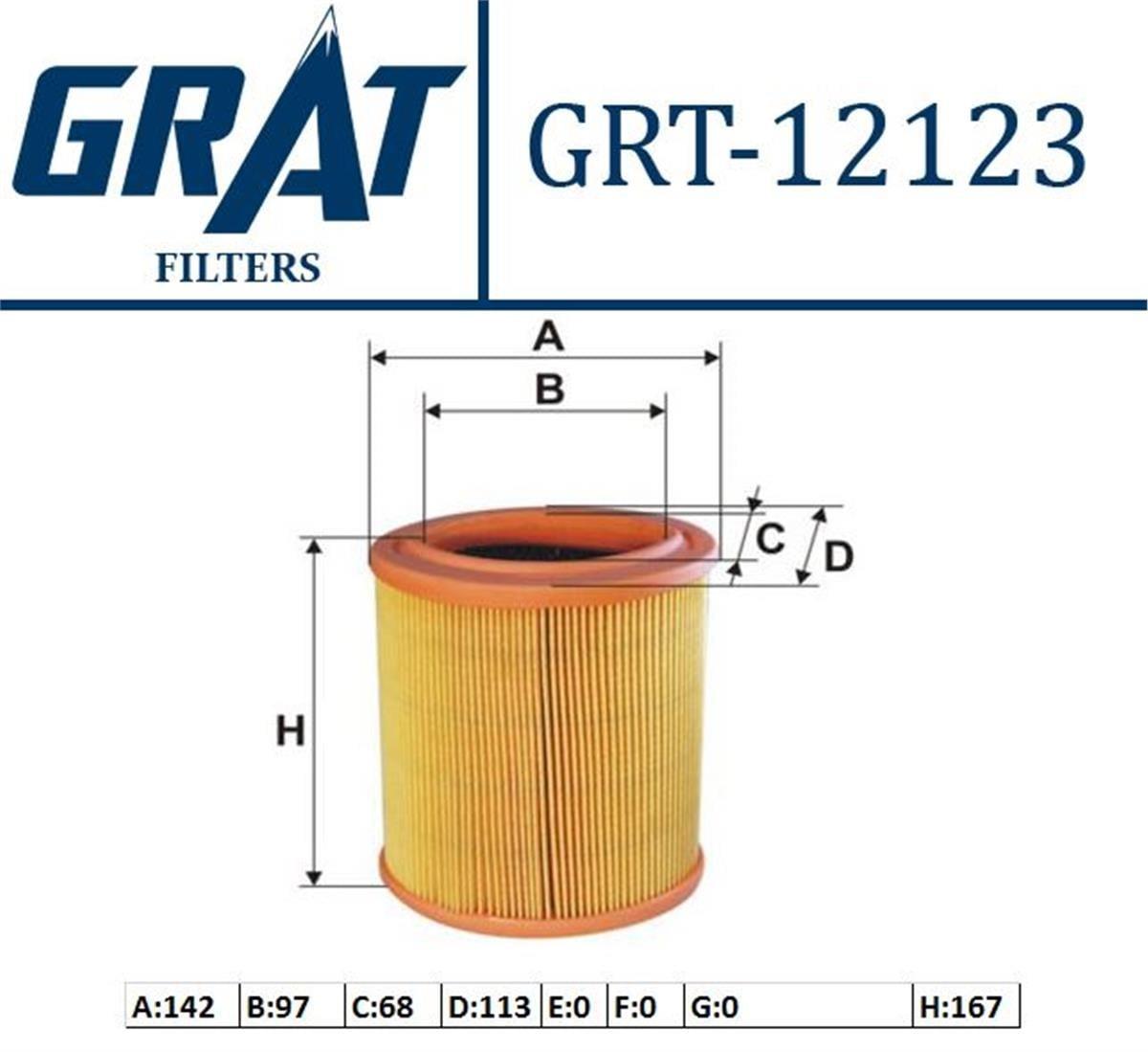 Peugeot 106 306 Partner Citroen Saxo 1.4 Hava Filtresi Grat
