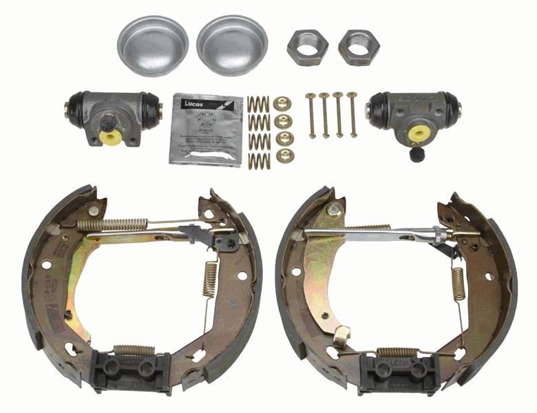 Peugeot 205 II Arka Aks Pabuçlu Balata Kiti TRW