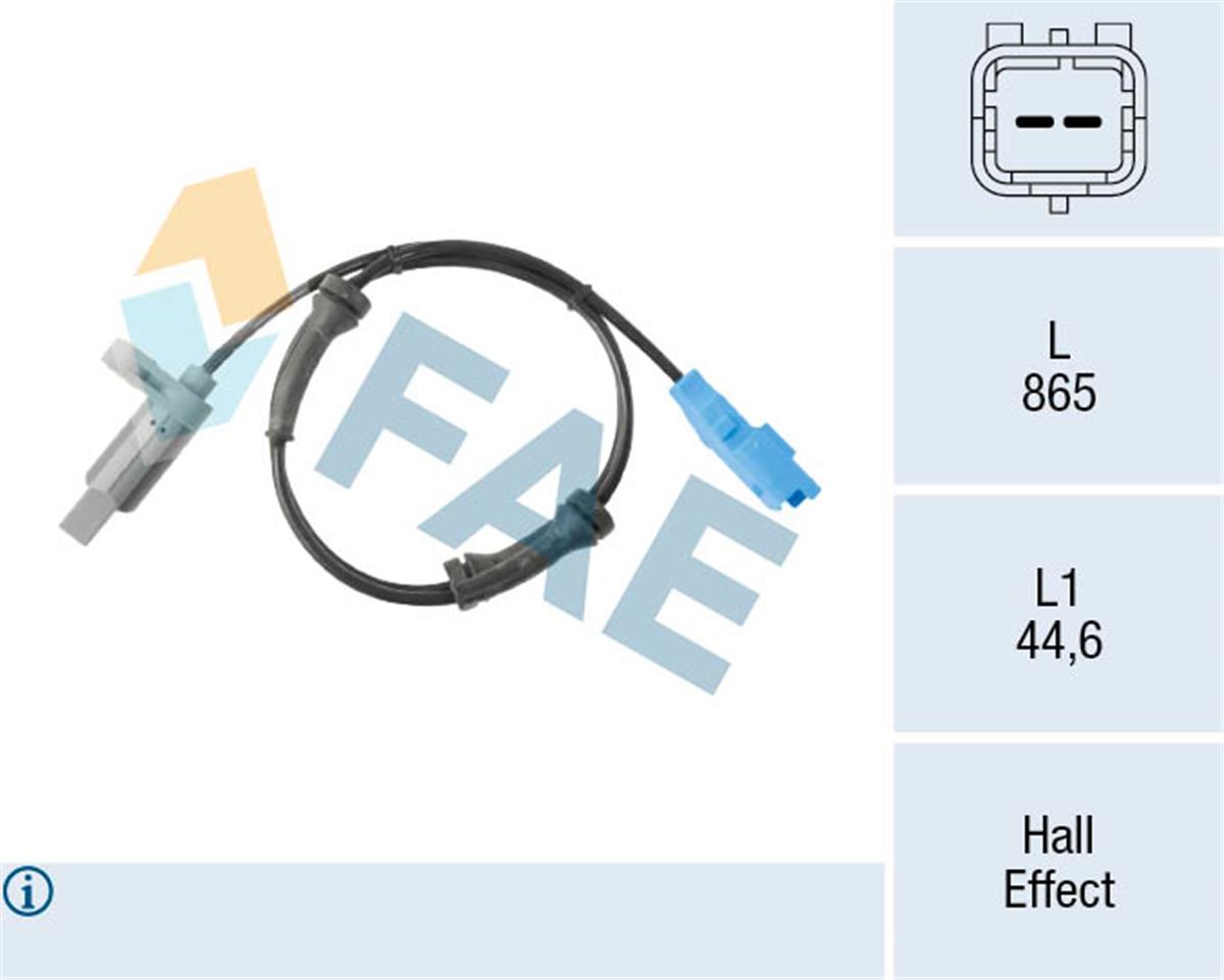 Peugeot 206 Abs Devir Sensörü Arka