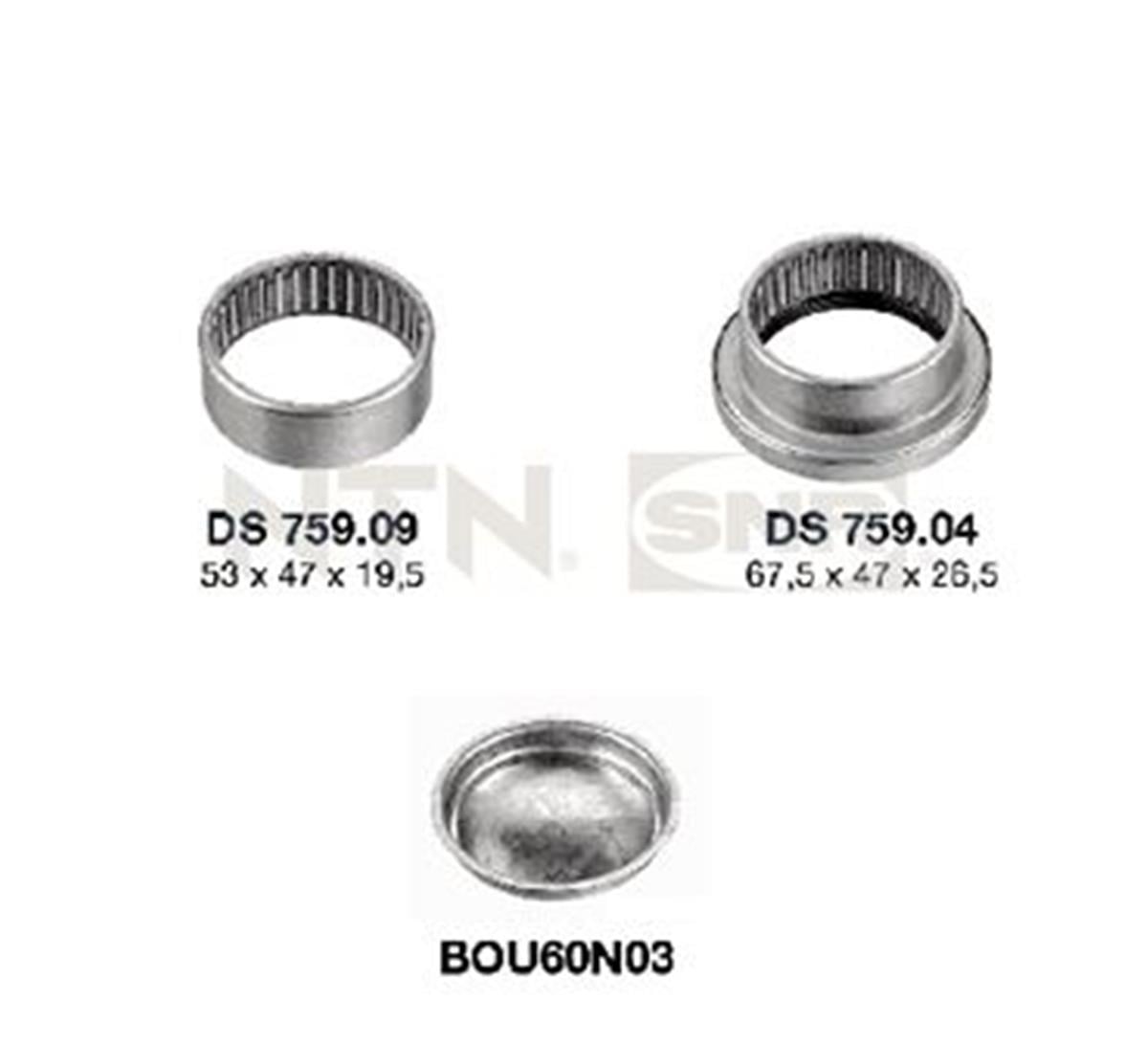 Peugeot 206 Torsiyon Tamir Takımı Keçesiz 5132.72-5131.A6