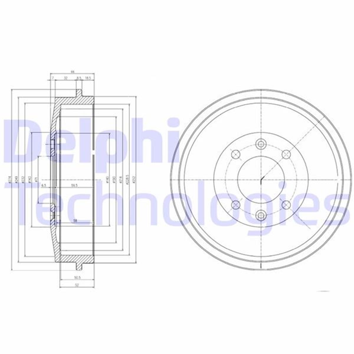 Peugeot P305 P306 P405 P406 Fren Kampanası Arka