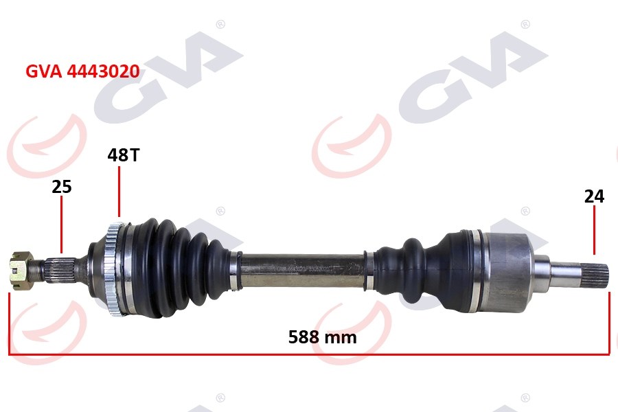 Peugeot 206 GTI Komple Aks Sol 2.0 HDİ ABS'li GVA