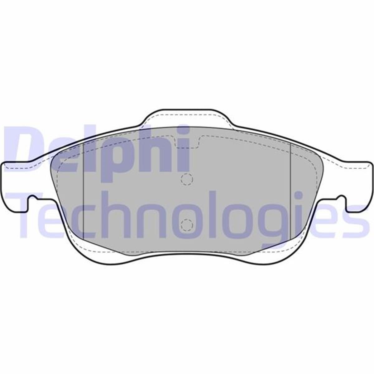 Citroen Berlingo Partner C4 2 1.6 Hdı Fren Balatası Delphi (155Mm)