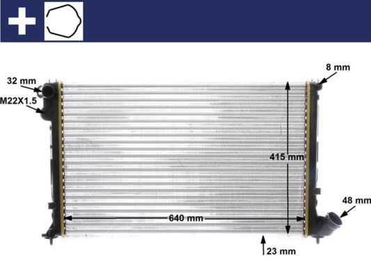 Peugeot 406 I Motor Su Radyatörü MAHLE