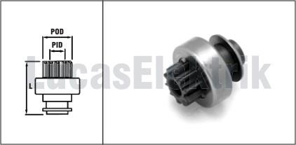 Marş Dişlisi 10 Diş 1209 Astra F-Corsa B-Vectra A-B-Tıgra-Ascona-Omega-P206-P307