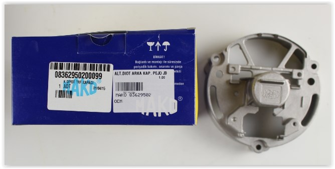 Peugeot J9 Alternatör Diyot Arka Kapağı MAKO